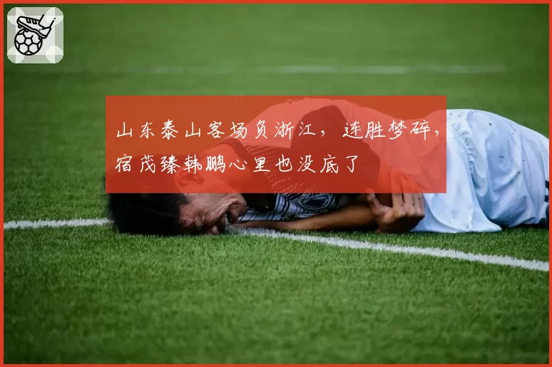 山东泰山客场负浙江，连胜梦碎，宿茂臻韩鹏心里也没底了