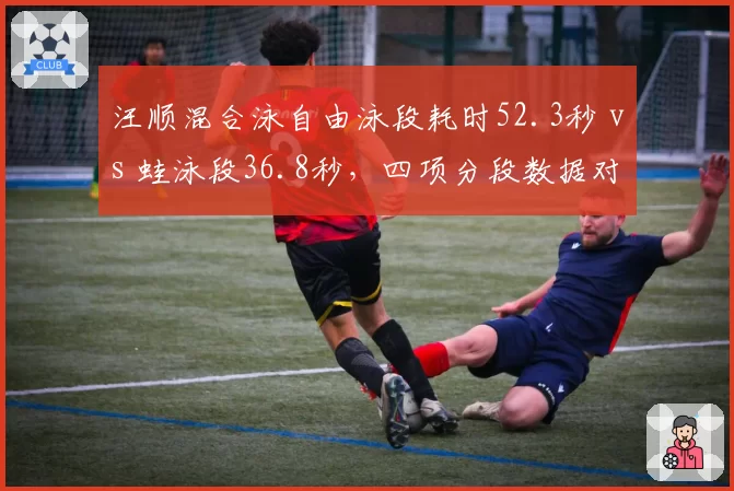 汪顺混合泳自由泳段耗时52.3秒 vs 蛙泳段36.8秒,四项分段数据对比揭示短板